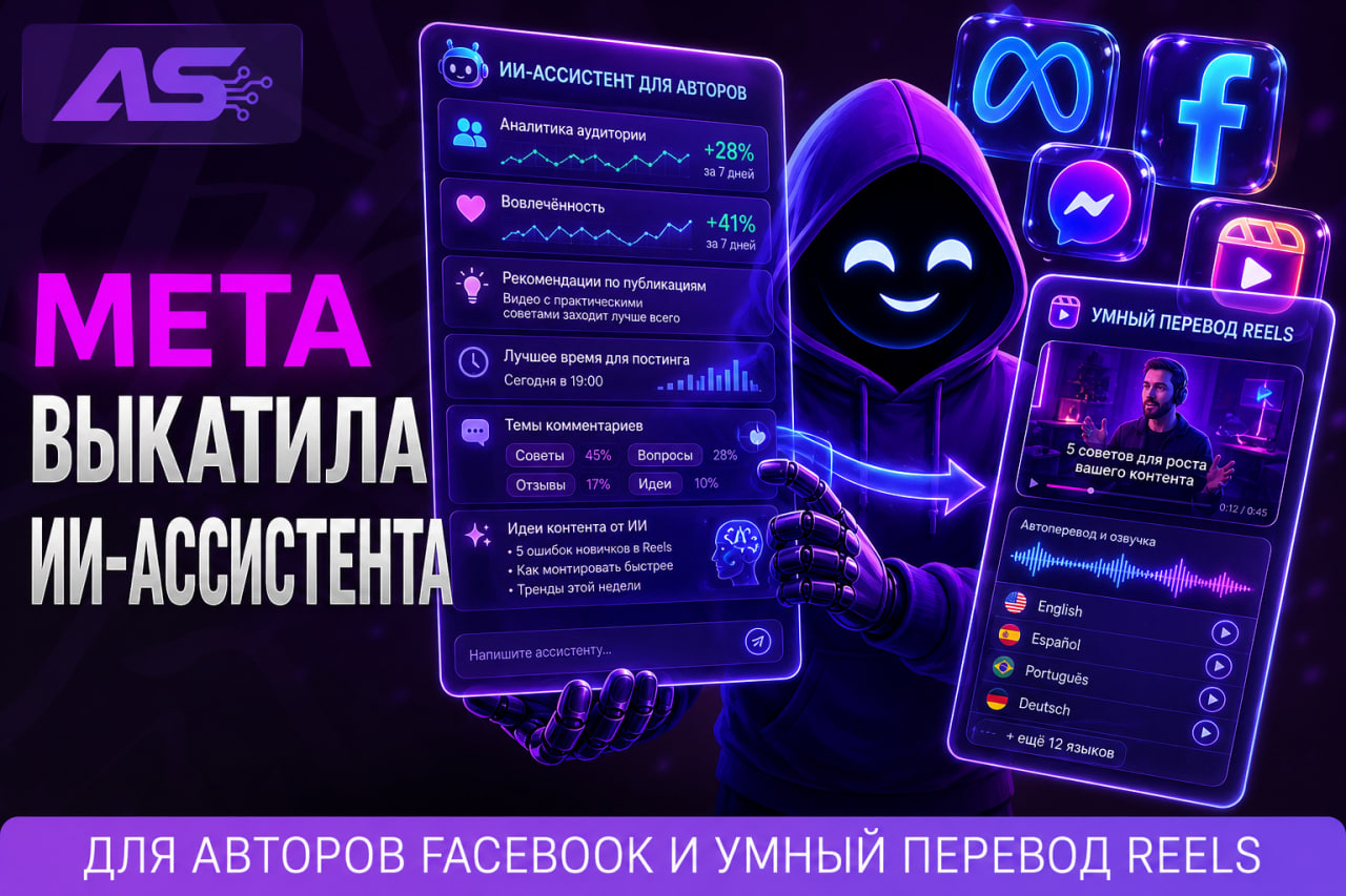 Meta добавила ИИ-помощника для авторов FB