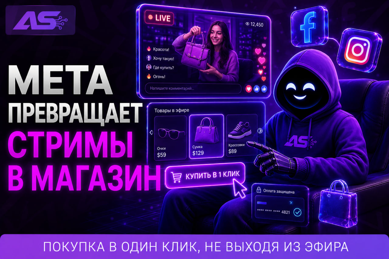 Meta превращает стримы в магазин
