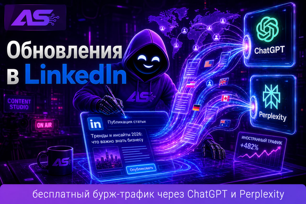 LinkedIn дает УБТ через ChatGPT и Perplexity