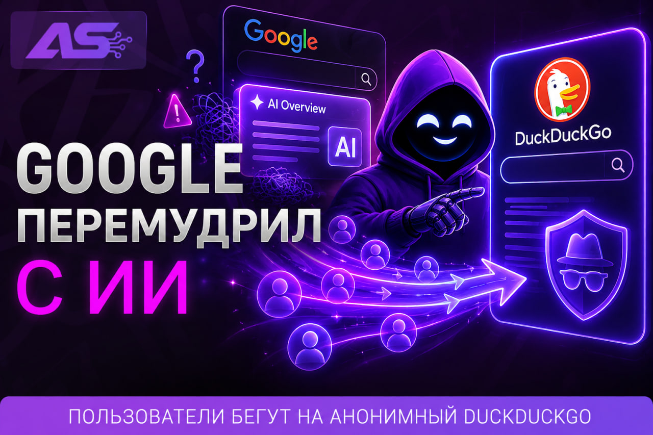 DuckDuckGo растет на фоне ИИ-поиска Google