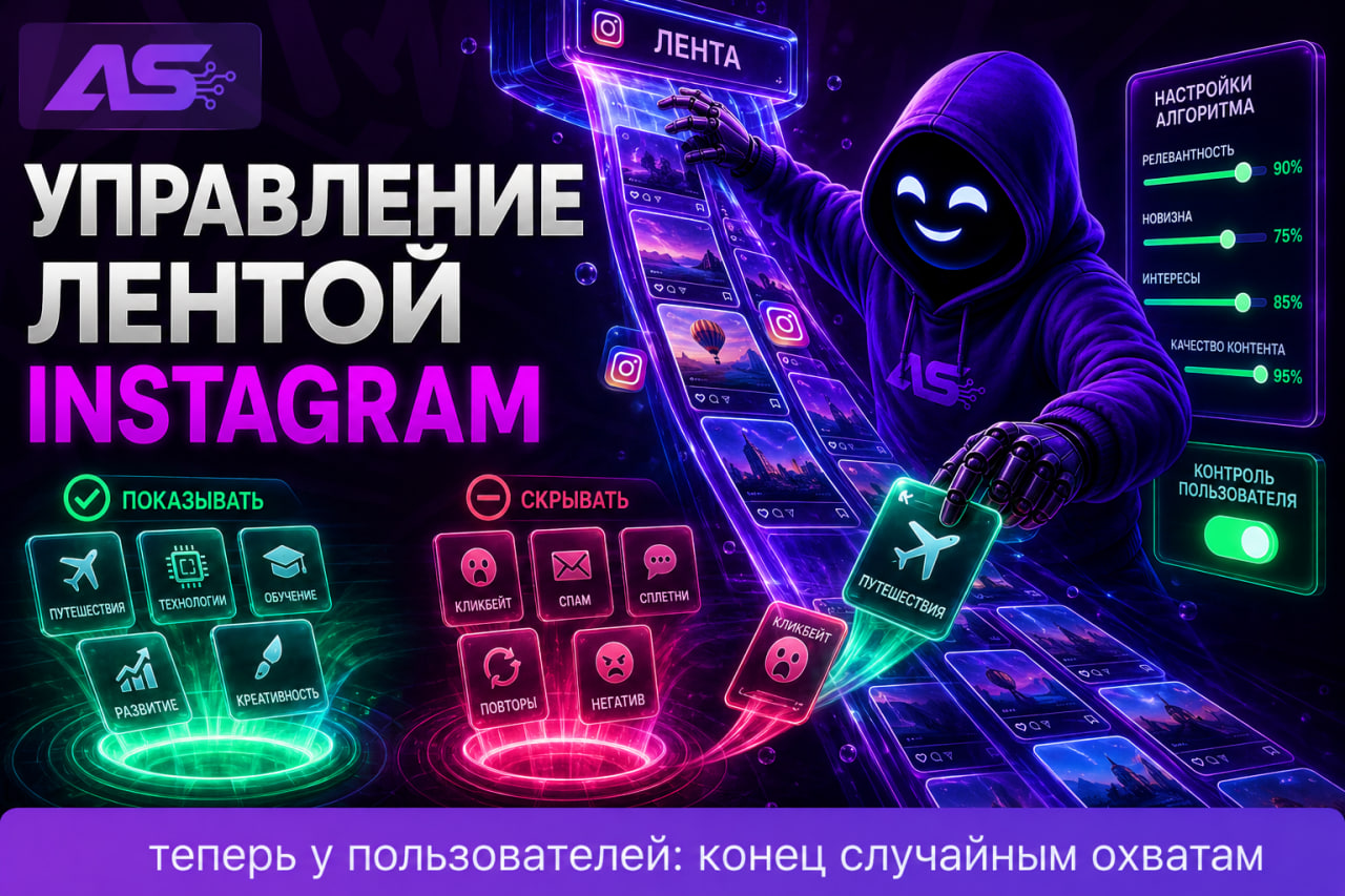 Instagram дает пользователям контроль ленты