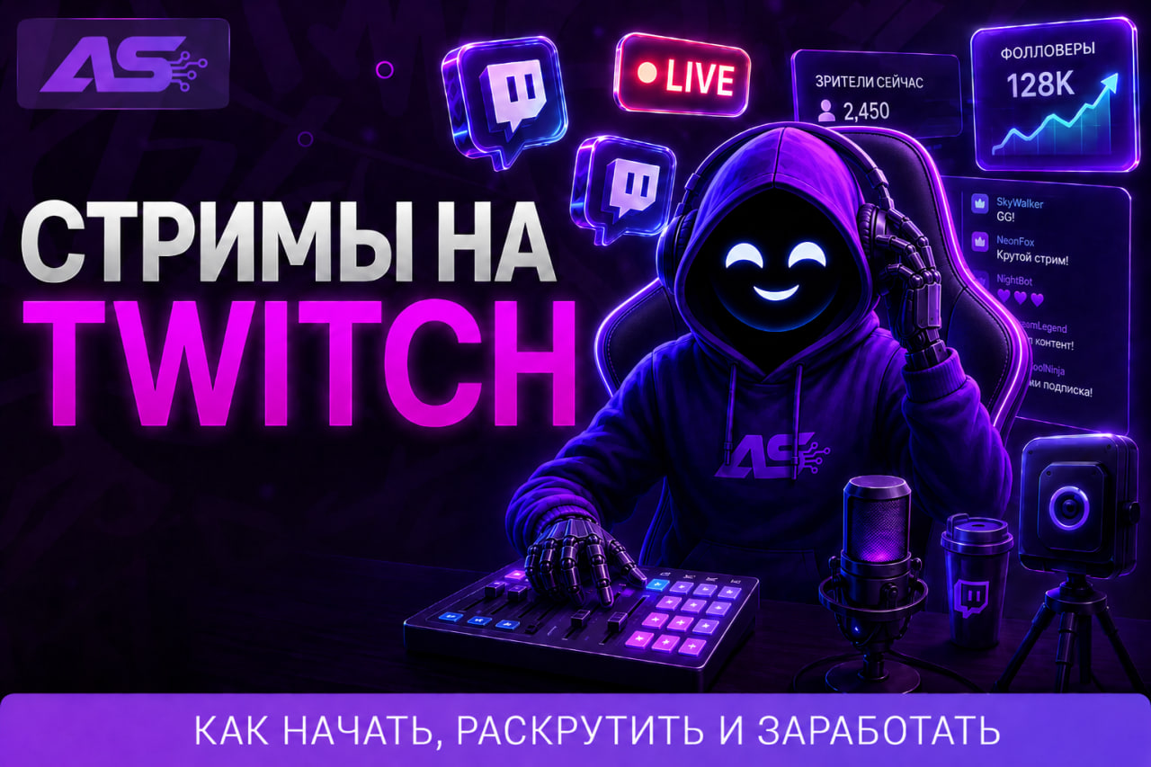 Как начать стримить на Twitch в 2026
