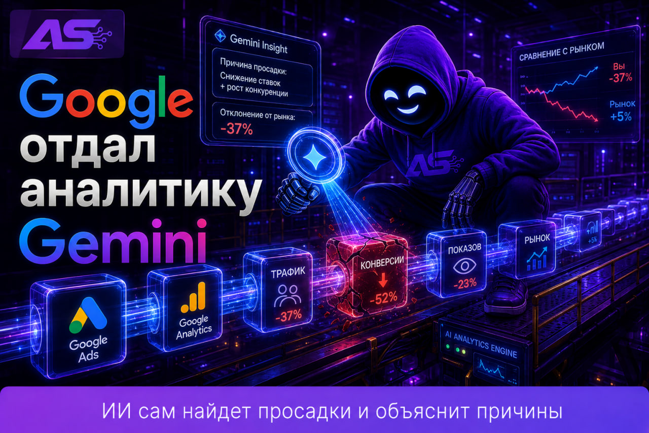Аналитика Google Ads теперь на Gemini