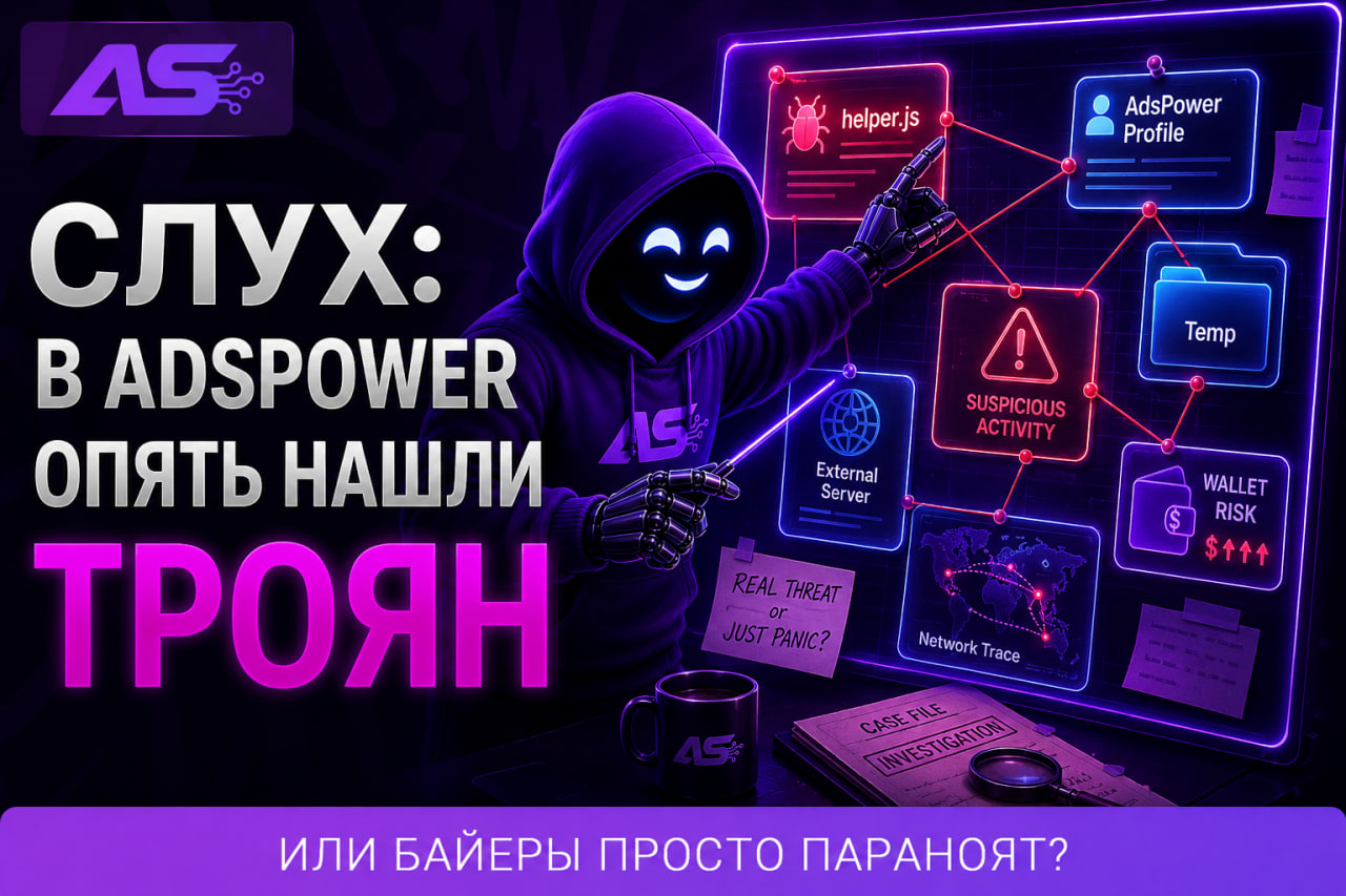 Слух о трояне в AdsPower разгоняет панику