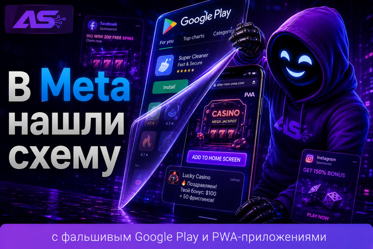 Фейковый Google Play всплыл в Meta Ads