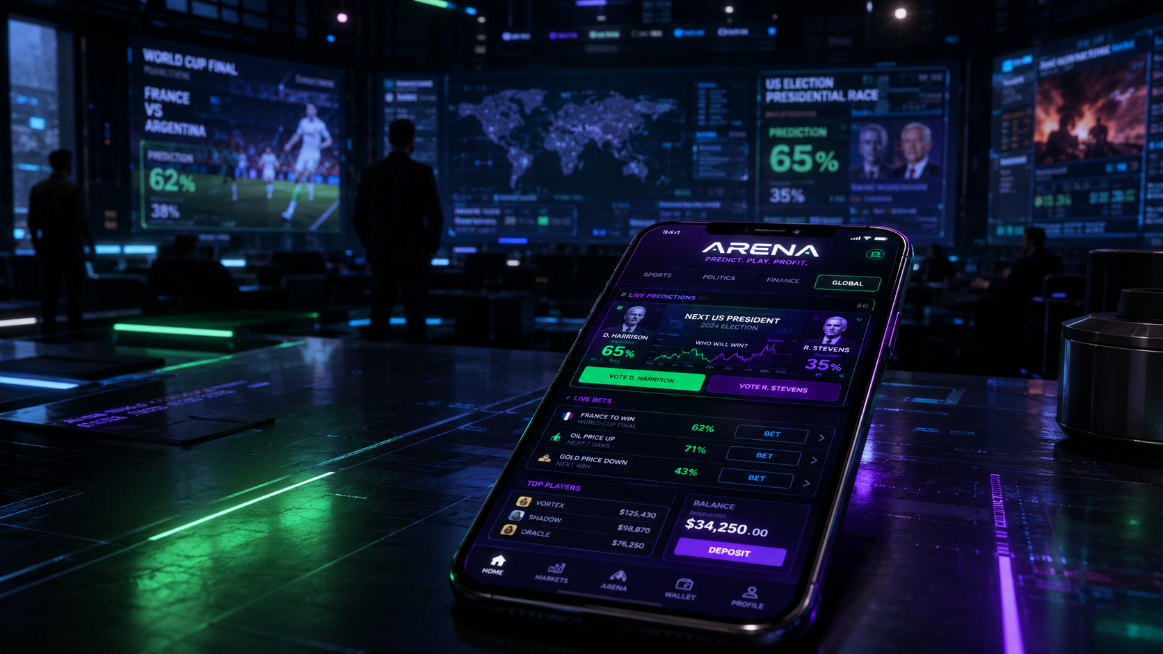 Meta Arena — приложение прогнозов от Цукерберга