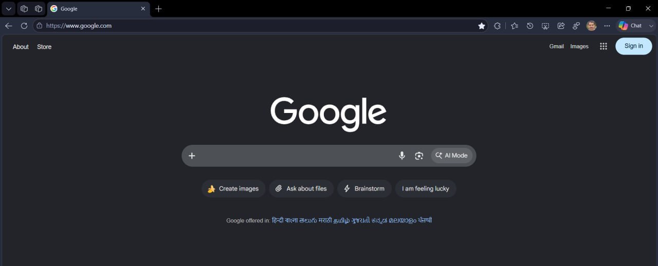 Google тестирует главную без кнопки «Поиск»