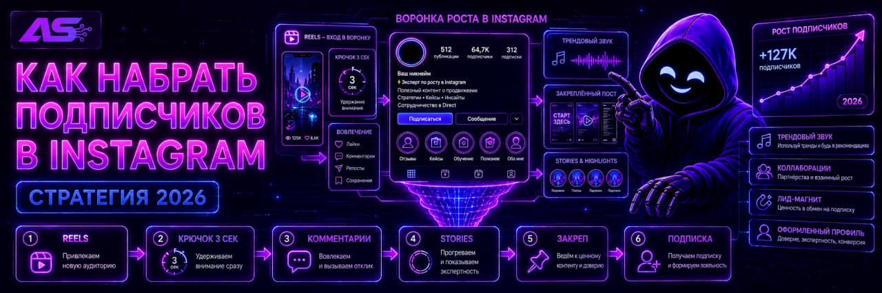 Как набрать подписчиков в Instagram в 2026 году